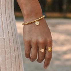 Best deal ❤️ Pura Vida Bracelets Wave Metal Stretch Bracelet 👏 11 Pura Vida Bracelets Wave Metal Stretch Bracelet