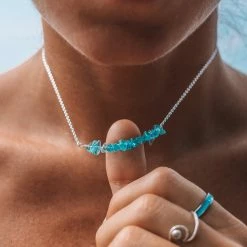 Spring 2021 Best Sellers Aquamarine Chip Choker