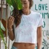 Pura Vida Bracelets Live Slow Crop Tee