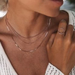 Pura Vida Bracelets Layered Chain Choker