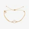Pura Vida Bracelets Rose Gold Wave Charm