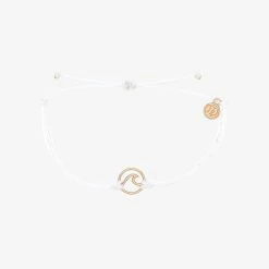 Pura Vida Bracelets Rose Gold Wave Charm