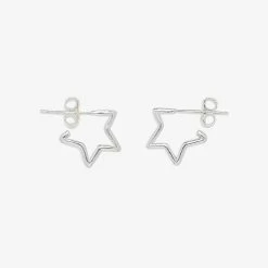 Pura Vida Bracelets Seeing Stars Hoop Earrings