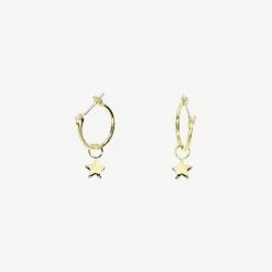 Pura Vida Bracelets Best Sellers Star Hoop Earrings
