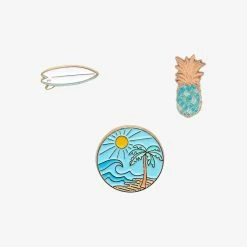 Pura Vida Bracelets Best Sellers Surf Check Pin Set