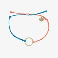 Pura Vida Bracelets Two-Tone Full Circle Charm Trending On TikTok
