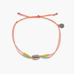 Pura Vida Bracelets Ibiza Cowrie Charm Anklet
