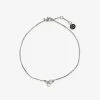 Pura Vida Bracelets Delicate Three Stone Chain Anklet Best Sellers
