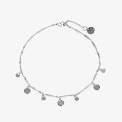 Pura Vida Bracelets Mixed Mini Coins Chain Anklet