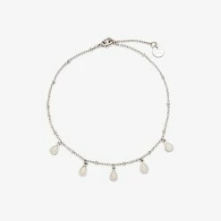 Pura Vida Bracelets Teardrop Charm Anklet Best Sellers