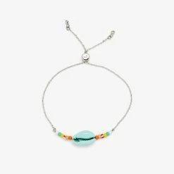 Pura Vida Bracelets Candy Coated Cowrie Slider Bracelet