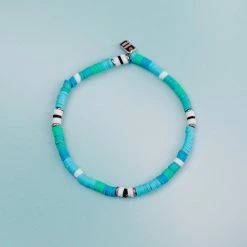 Charity Rainforest Heshi Bead Stretch Bracelet