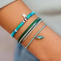 Charity Rainforest Heshi Bead Stretch Bracelet