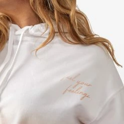 Wholesale 😍 Pura Vida Bracelets Feel Your Feelings Crop Hoodie ⌛ 16 Pura Vida Bracelets Feel Your Feelings Crop Hoodie