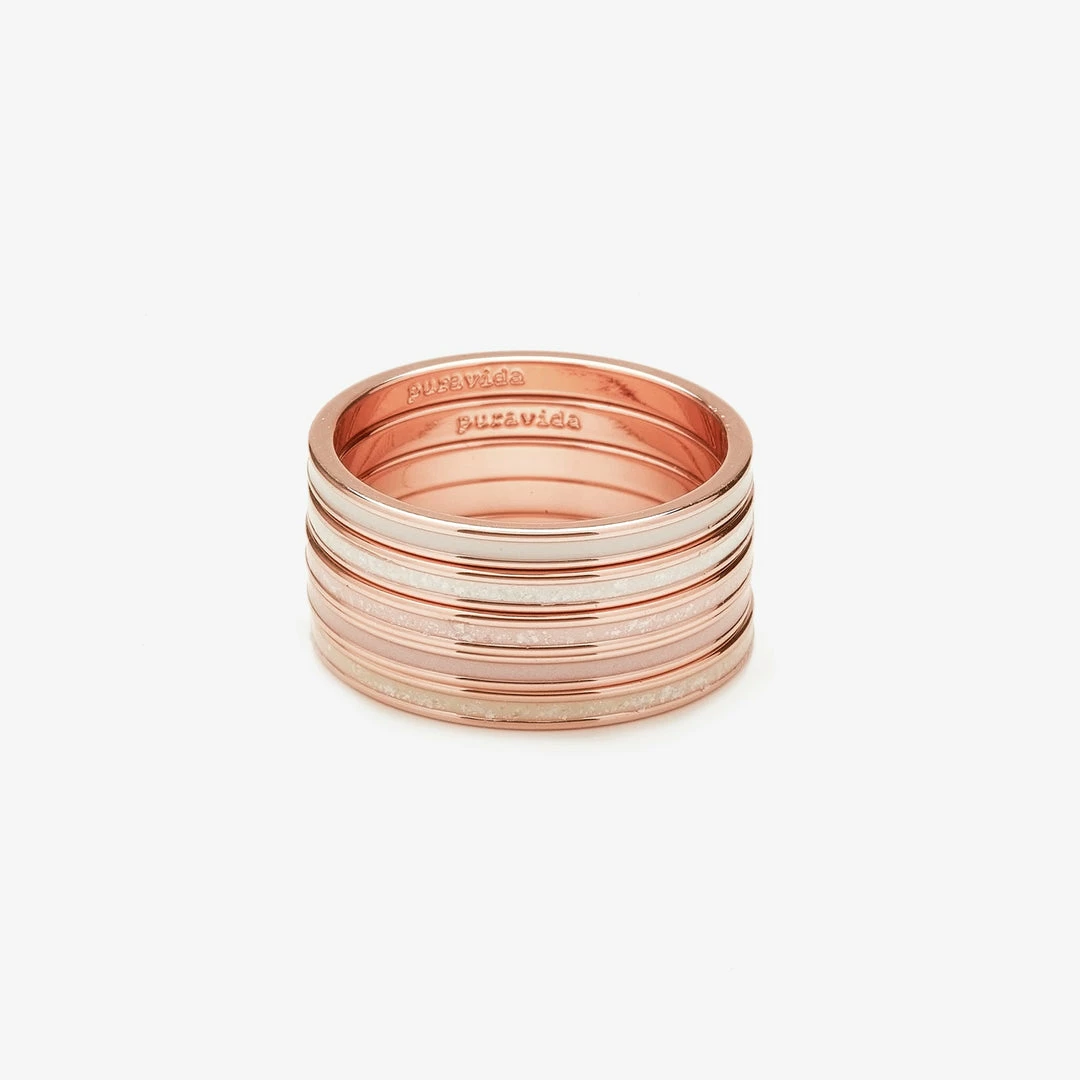 Best deal ⌛ Pura Vida Bracelets Everyday Fling Ring Stack 🥰 3 Pura Vida Bracelets Everyday Fling Ring Stack