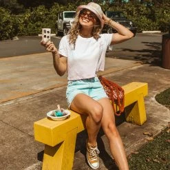 Pura Vida Bracelets Feel Your Feelings Crop Tee Best Sellers