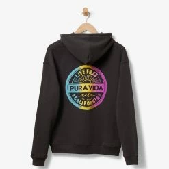 Pura Vida Bracelets Live Free Hoodie Men's