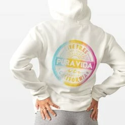 Pura Vida Bracelets Live Free Hoodie Men's