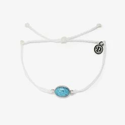 Pura Vida Bracelets Opal Charm