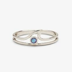 Pura Vida Bracelets Opal Wave Ring