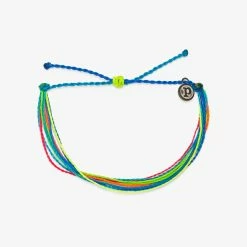 Pura Vida Bracelets Neon Shoreline Bracelet Men's