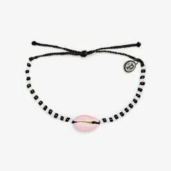 Pura Vida Bracelets Pink Cowrie Seed Bead Bracelet Best Sellers