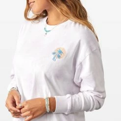Pura Vida Bracelets Surf Tour Long Sleeve Boxy Tee Clothing