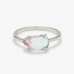 Pura Vida Bracelets Rainbow Quartz Ring