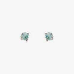 Pura Vida Bracelets Raw Gemstone Stud Earrings