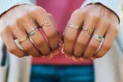 Pura Vida Bracelets Delicate Stacked Ring Jewelry
