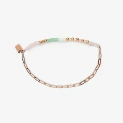 Pura Vida Bracelets Seabright Stretch Bead & Chain Bracelet