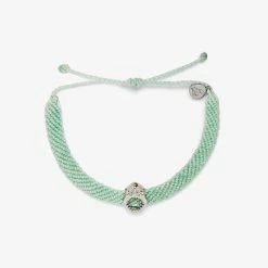 Discovery Shark Jaw Flat Woven Bracelet Men's