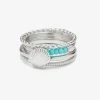 Pura Vida Bracelets Shell Ring Stack Best Sellers