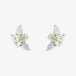 Pura Vida Bracelets Skylar Gemstone Stud Earrings