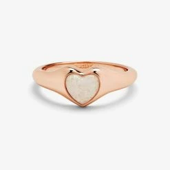 Pura Vida Bracelets Stone Heart Signet Ring Best Sellers