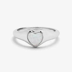 Pura Vida Bracelets Stone Heart Signet Ring Best Sellers