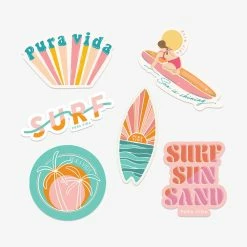Pura Vida Bracelets Glow Girl Sticker Pack